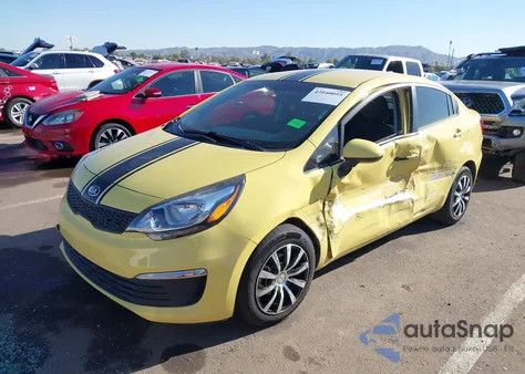 2016 Kia Rio Lx из США, поврежденный, VIN KNADM4A30G6590551